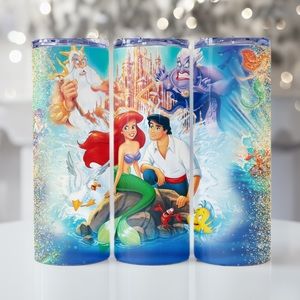 Little mermaid tumbler